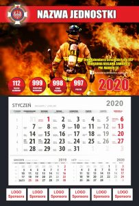 Kalendarz strażacki sponsorzy