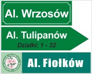 Tabliczki dla ogrodów działkowych