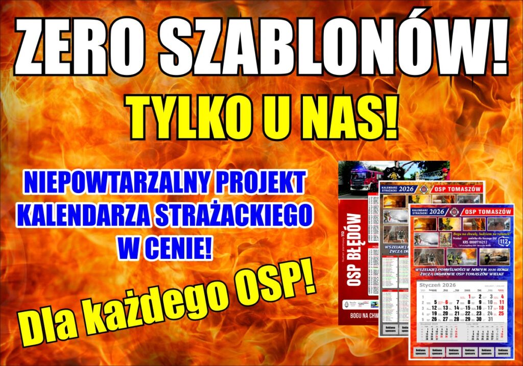 Projekty kalendarzy strażackich