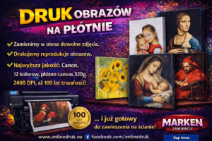 Druk obrazów na płótnie