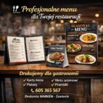 Druk karty menu